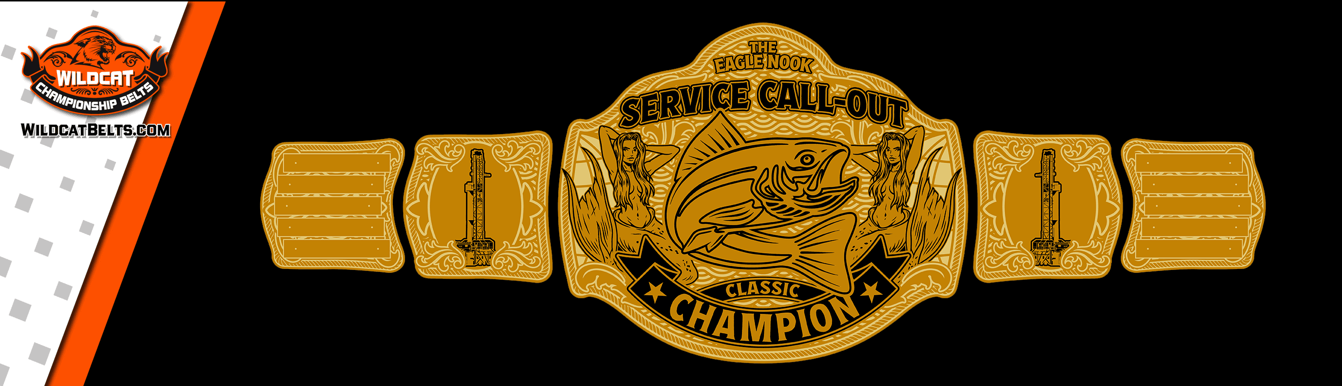 The Eagle Nook Service Call-Out Classic championship belt